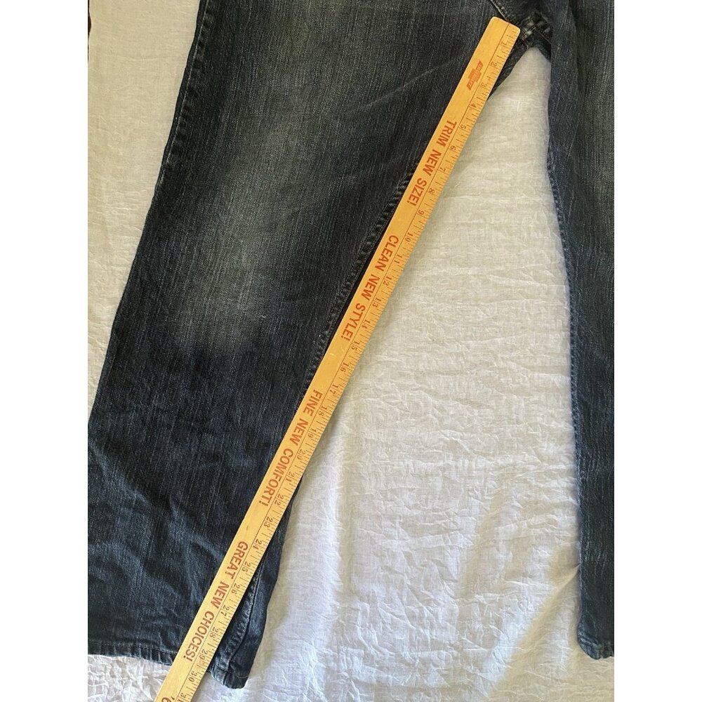 Wrangler Men's Size 40x30 Jeans Relaxed Straight Dark Wash Western Workwear Pant - Picture 10 of 13
